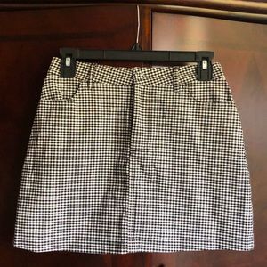 Forever 21 checkered mini skirt